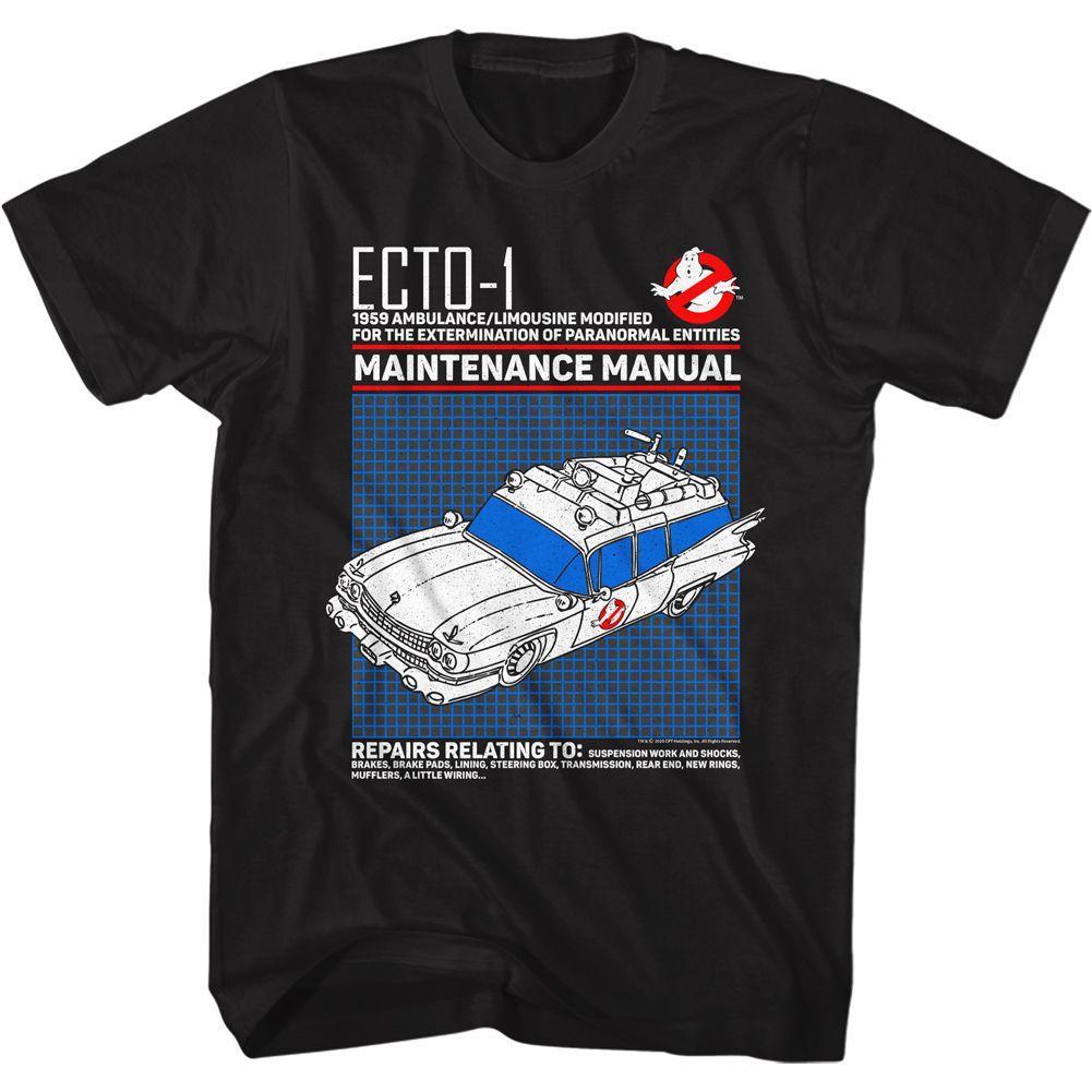 The Real Ghostbusters Ecto1 Manual Boyfriend Tee Hoodie, Sweatshirt | CiraTrend.com