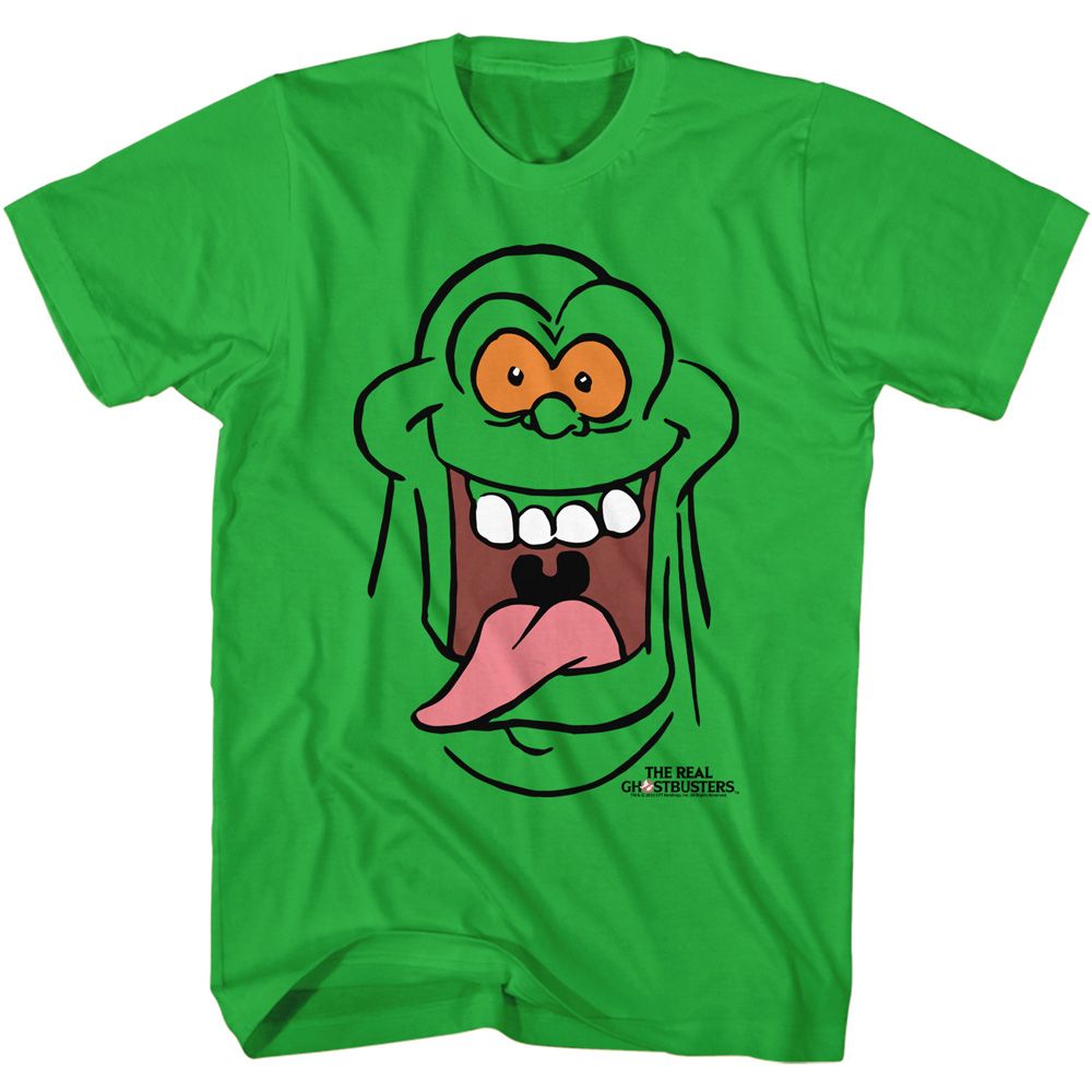 The Real Ghostbusters - RGB Slimer Face T-Shirt Hoodie, Sweatshirt | CiraTrend.com