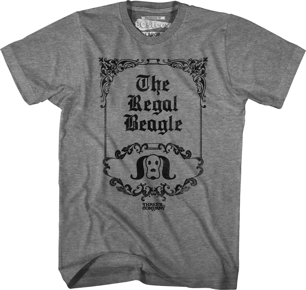 The Regal Beagle Three's Company T-Shirt Hoodie, Sweatshirt | CiraTrend.com (Image 1)