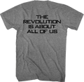The Revolution Is About All Of Us Hunger Games T-Shirt Hoodie, Sweatshirt | CiraTrend.com (Image 1)