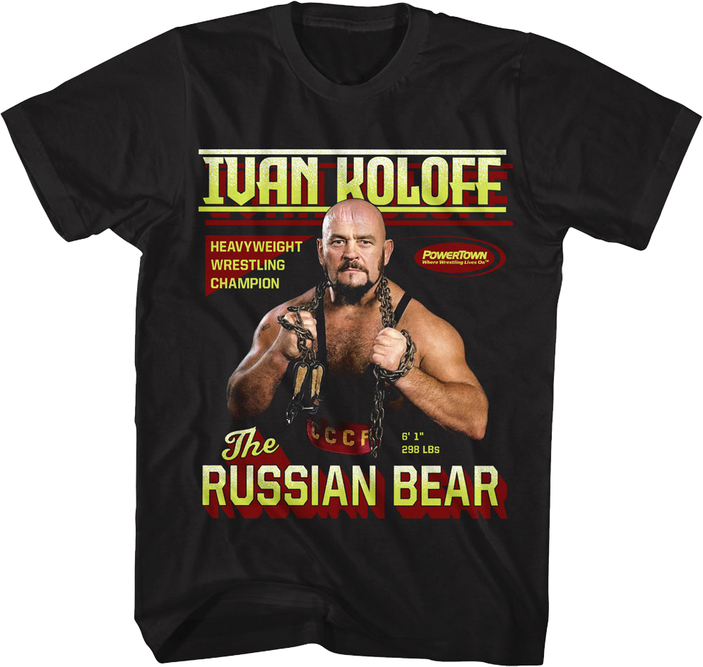 The Russian Bear Ivan Koloff T-Shirt Hoodie, Sweatshirt | CiraTrend.com (Image 1)
