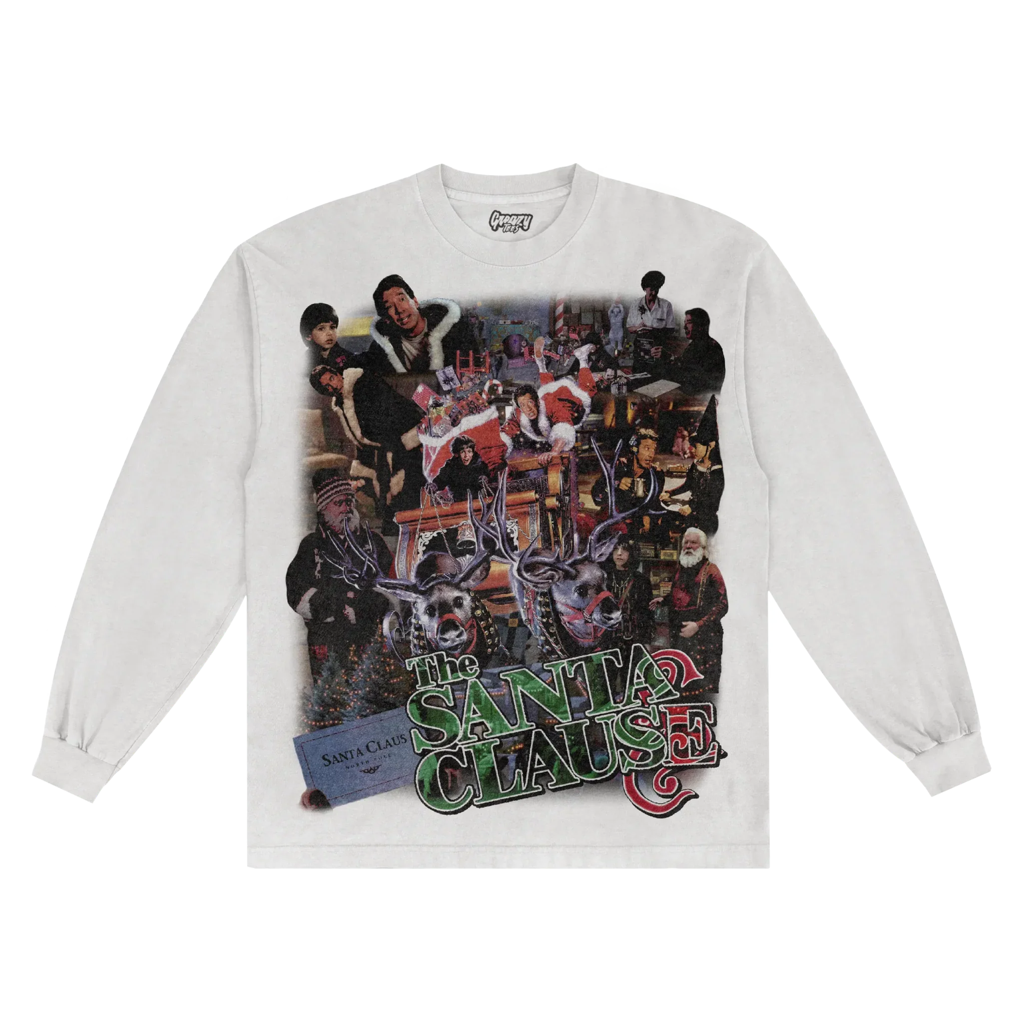 The Santa Clause Christmas Long Sleeved Tee Hoodie, Sweatshirt | CiraTrend.com (Image 1)
