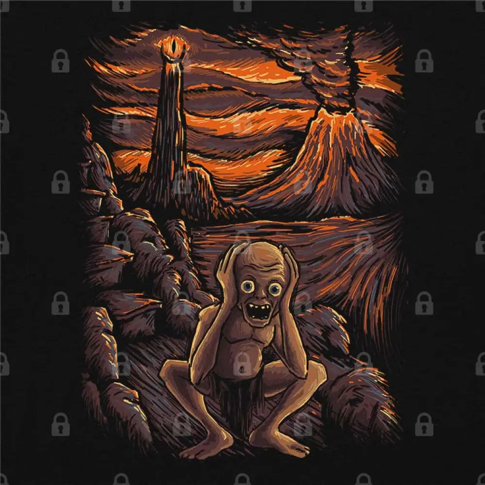 The Scream in Mordor T-Shirt Hoodie, Sweatshirt | CiraTrend.com (Image 1)