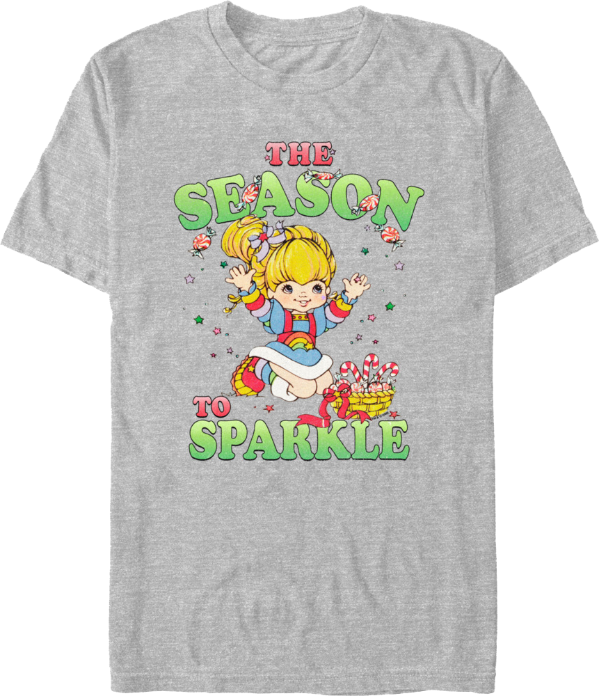 The Season To Sparkle Rainbow Brite T-Shirt Hoodie, Sweatshirt | CiraTrend.com (Image 1)