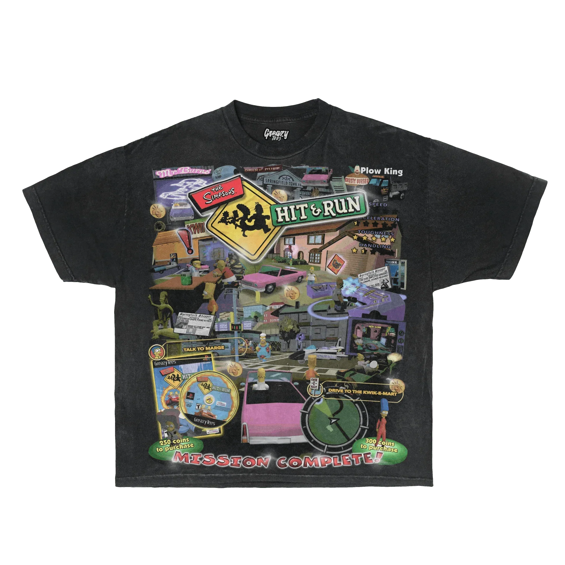 The Simpsons Hit & Run Tee Hoodie, Sweatshirt | CiraTrend.com (Image 3)