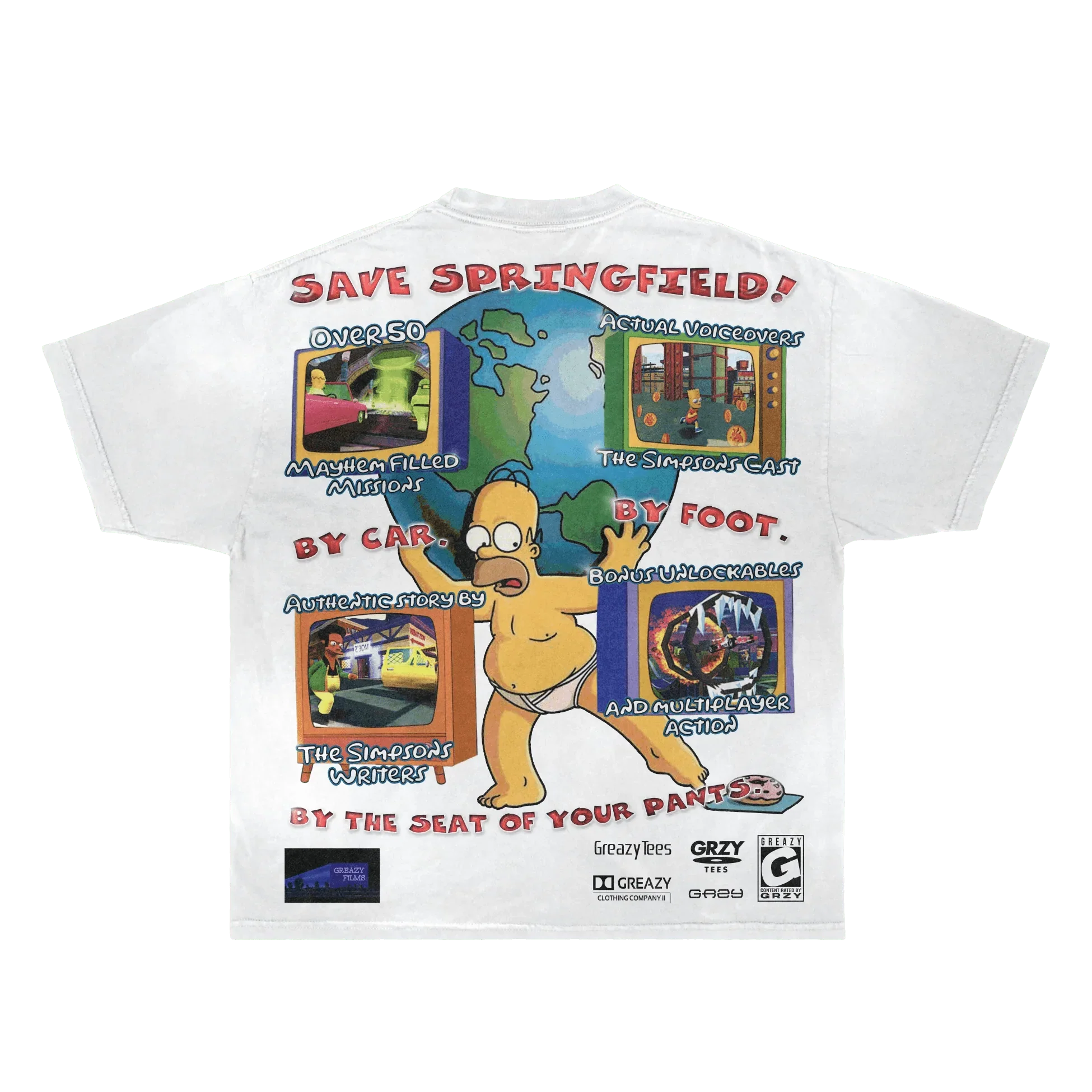The Simpsons Hit & Run Tee Hoodie, Sweatshirt | CiraTrend.com (Image 2)