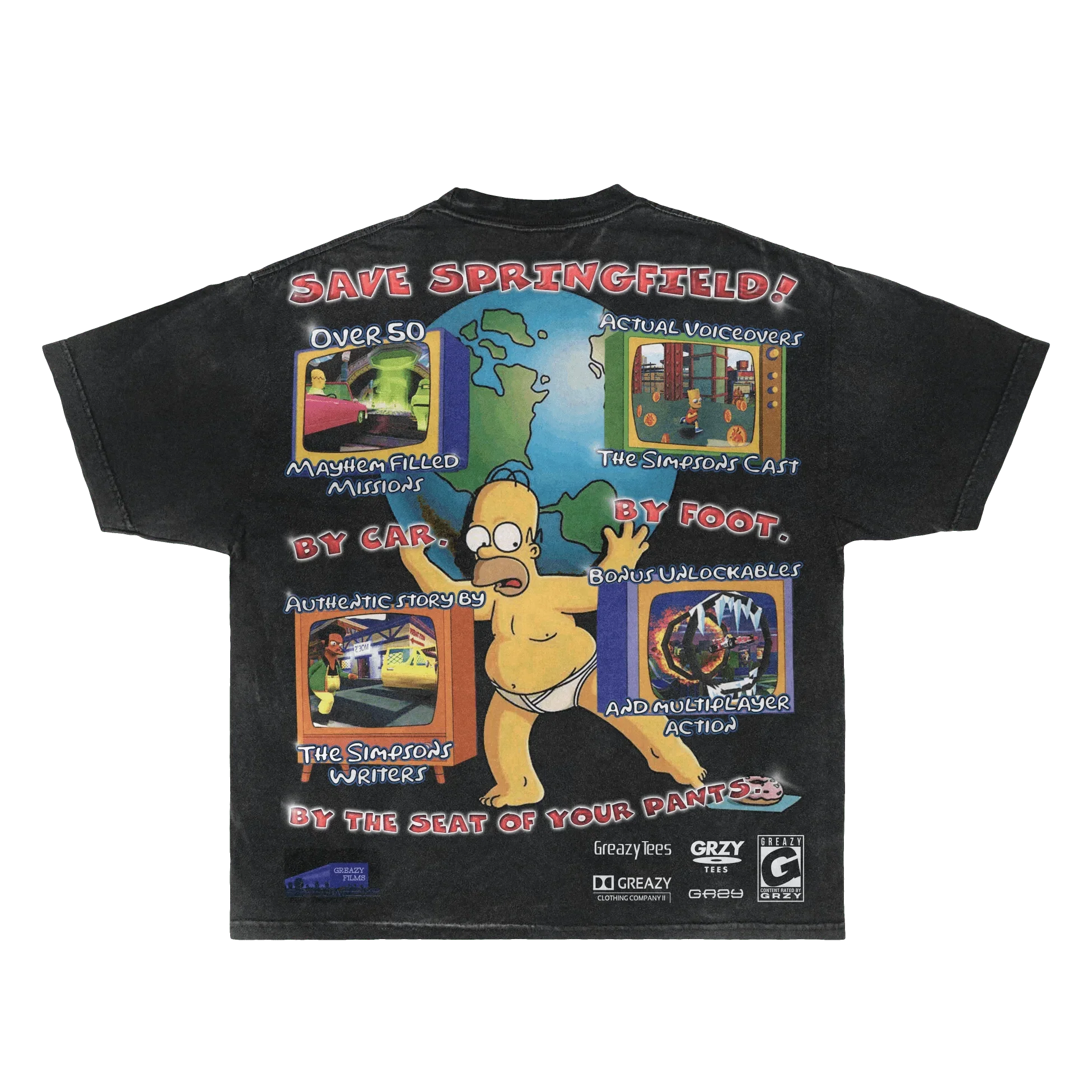 The Simpsons Hit & Run Tee Hoodie, Sweatshirt | CiraTrend.com (Image 4)
