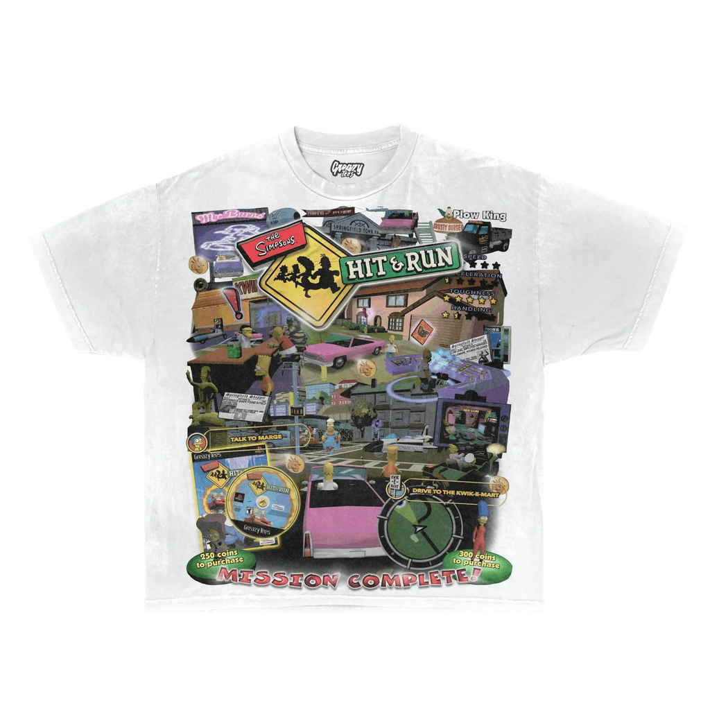 The Simpsons Hit & Run Tee Hoodie, Sweatshirt | CiraTrend.com (Image 1)