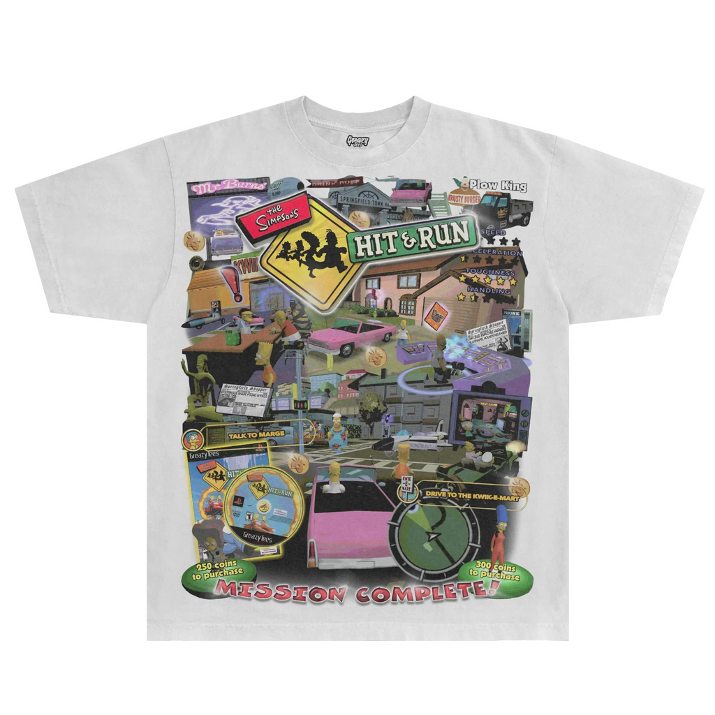 The Simpsons Hit & Run Tee Classic Tee Hoodie, Sweatshirt | CiraTrend.com (Image 1)