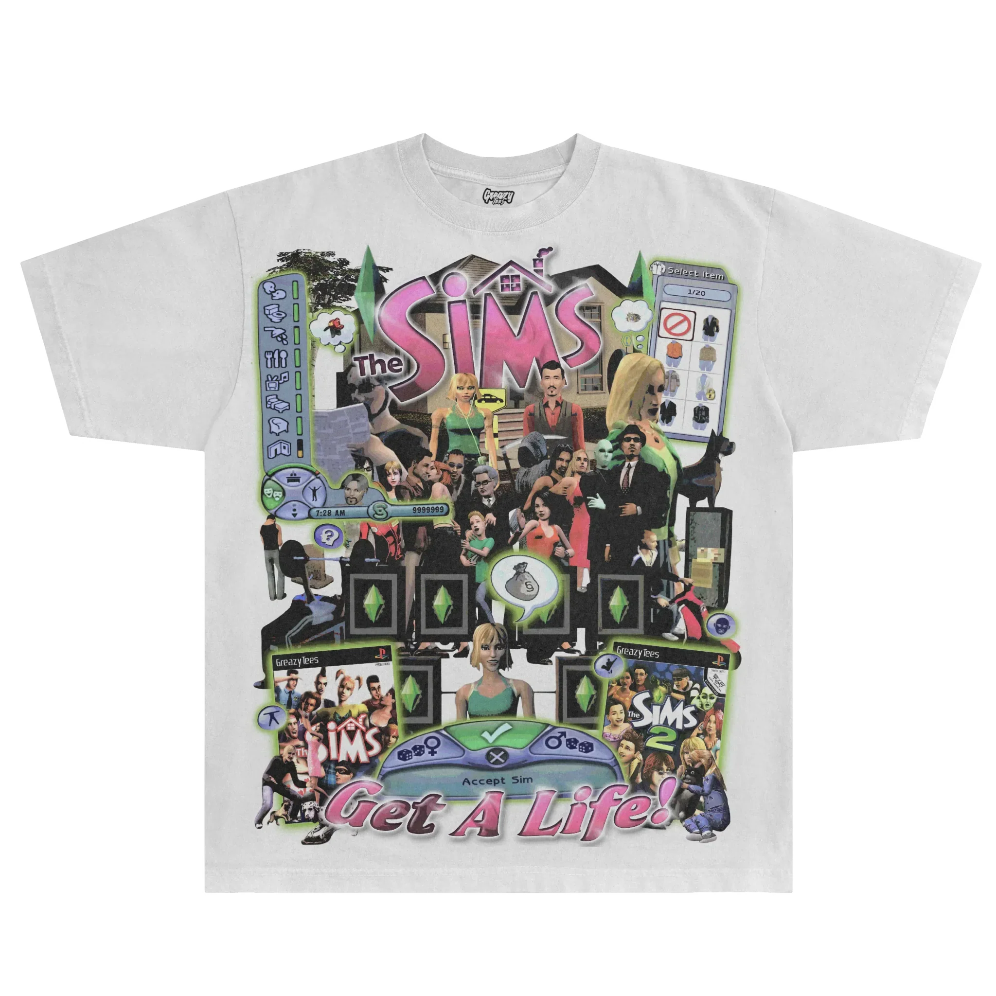 The Sims Classic Tee Hoodie, Sweatshirt | CiraTrend.com (Image 1)