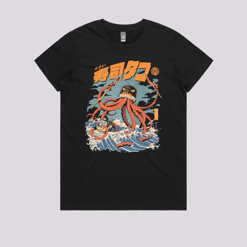 The Tako Sushi T-Shirt Hoodie, Sweatshirt | CiraTrend.com (Image 3)