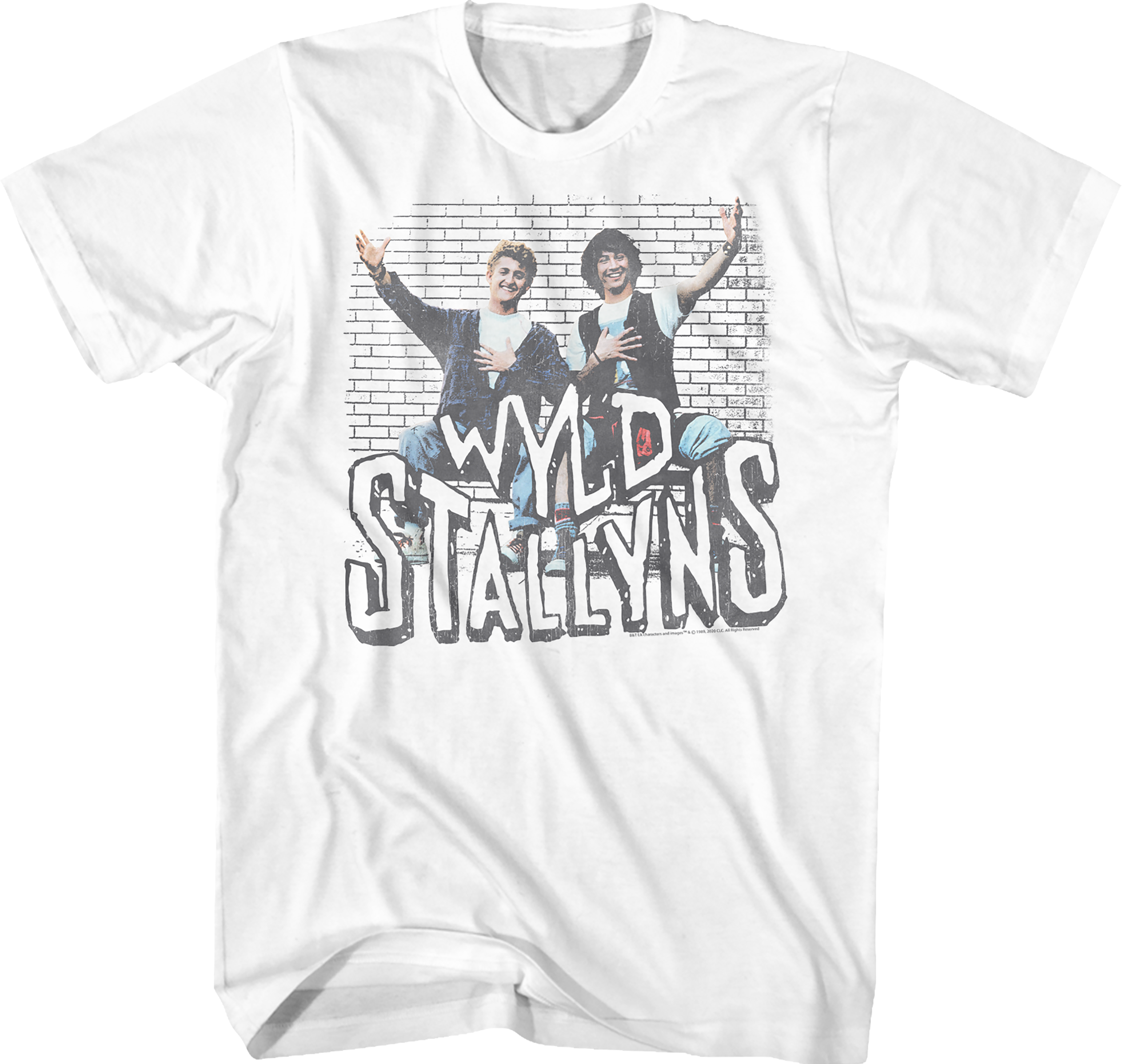 Wyld Stallyns Brick Wall Bill Ted'S Excellent Adventure T-Shirts, Hoodie, Sweatshirt