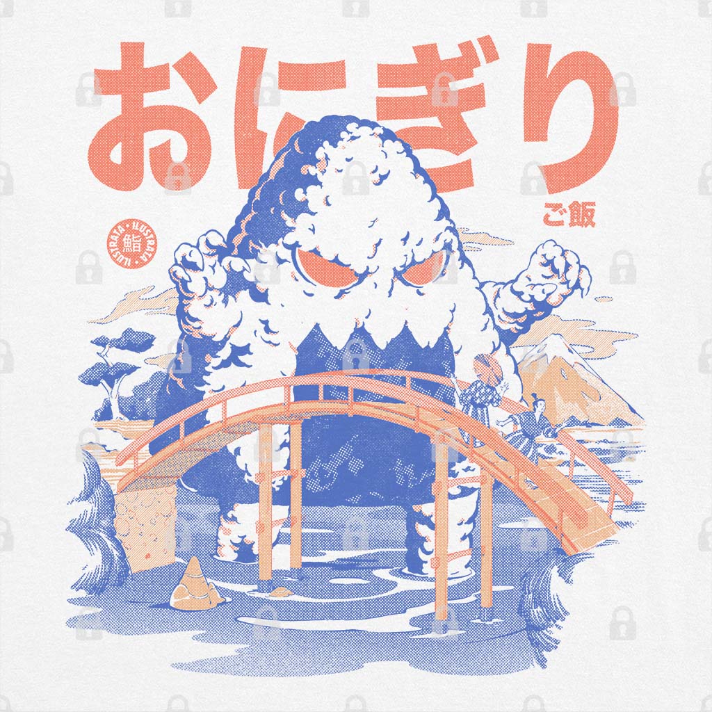 The Great Onigiri Kaiju T-Shirt Hoodie, Sweatshirt | CiraTrend.com (Image 1)