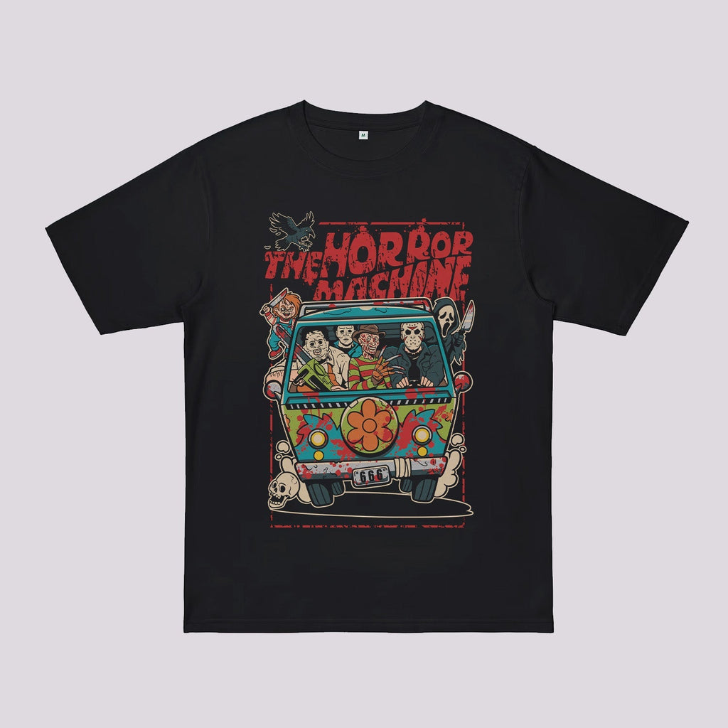 The Horror Machine Oversized T-Shirt Hoodie, Sweatshirt | CiraTrend.com (Image 2)