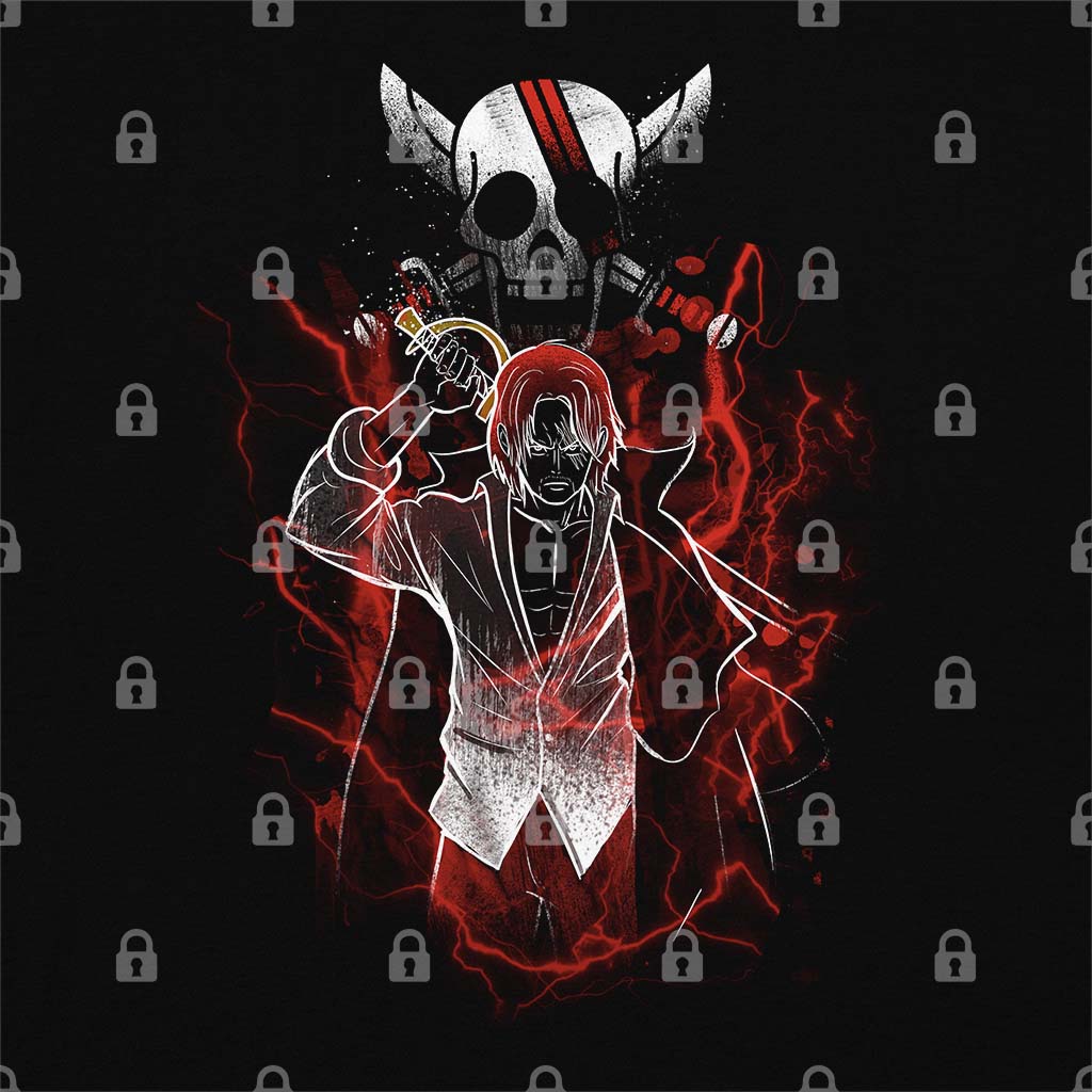 The Red Pirate T-Shirt Hoodie, Sweatshirt | CiraTrend.com (Image 1)