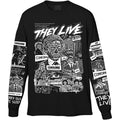 THEY LIVE: CONSUME - LONG SLEEVE SHIRT (GLOW IN THE DARK) Hoodie, Sweatshirt | CiraTrend.com (Image 1)