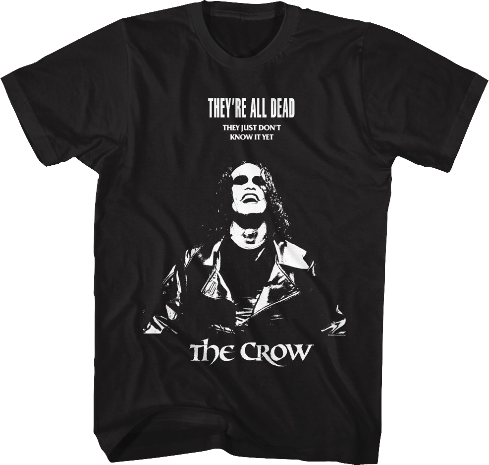 They're All Dead The Crow T-Shirt Hoodie, Sweatshirt | CiraTrend.com (Image 1)