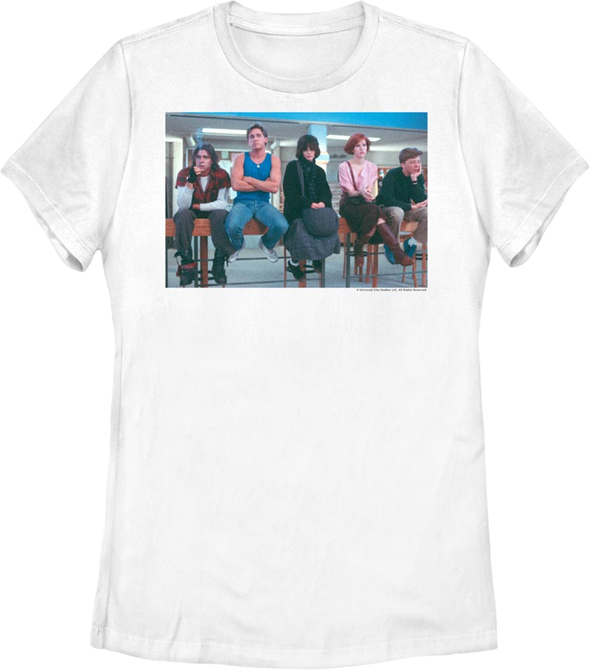 Womens They're All Pretty Bizarre Breakfast Club Shirt Hoodie, Sweatshirt | CiraTrend.com (Image 1)