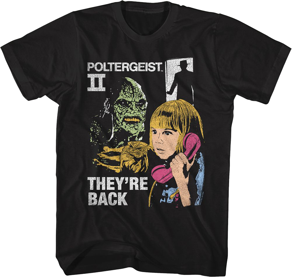 They're Back Collage Poltergeist II T-Shirt Hoodie, Sweatshirt | CiraTrend.com (Image 1)