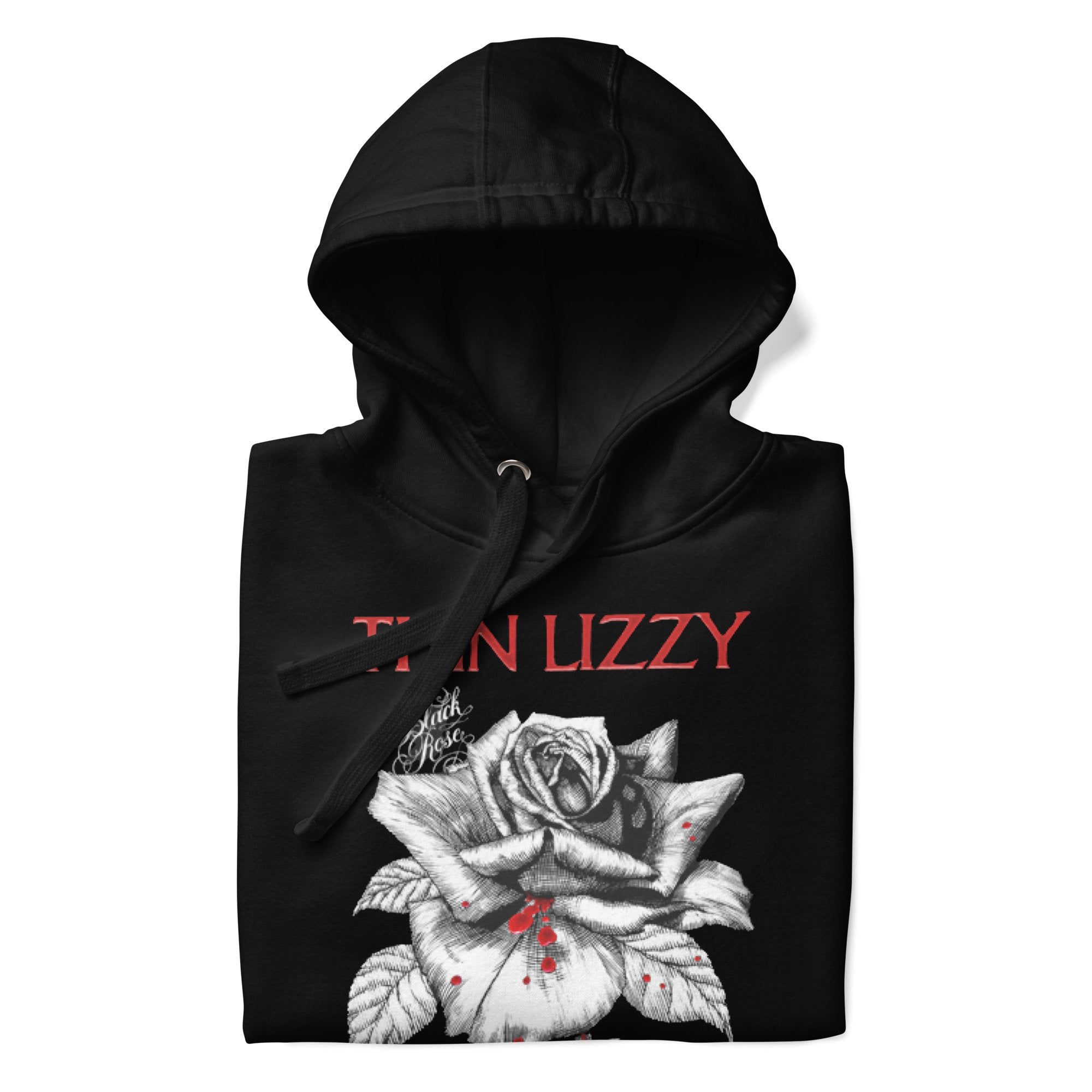 Thin Lizzy Black Rose Classic Hoodie T-Shirts, Sweatshirt | CiraTrend.com (Image 2)