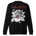 Thin Lizzy Black Rose Jumbo Print Sweatshirt T-Shirts, Hoodie | CiraTrend.com (Image 1)