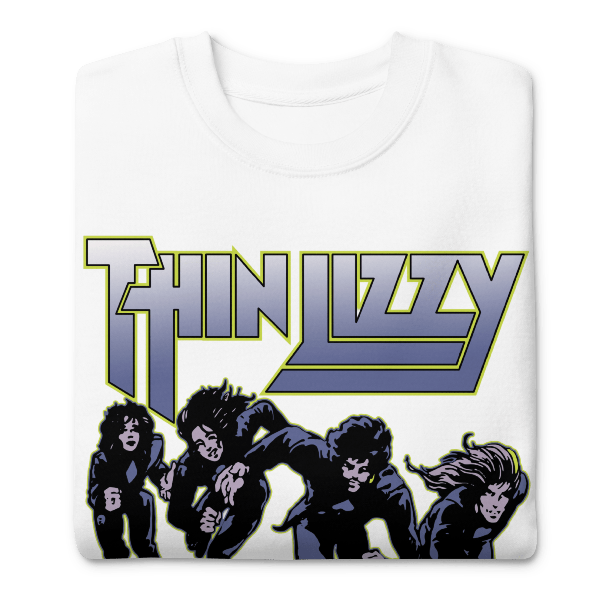 Thin Lizzy Jailbreakers Jumbo Print Sweatshirt T-Shirts, Hoodie | CiraTrend.com (Image 2)