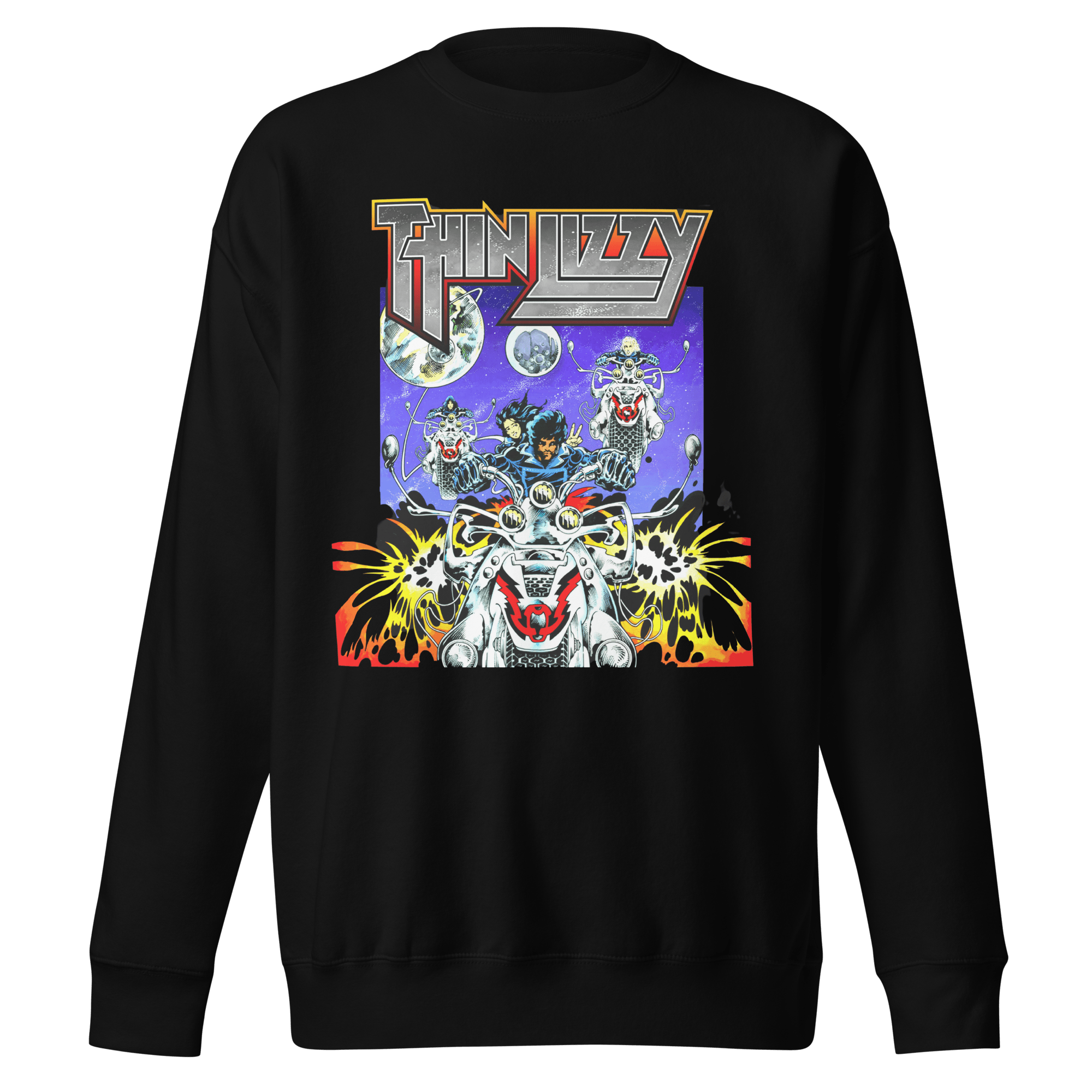 Thin Lizzy Night Riders Sweatshirt T-Shirts, Hoodie | CiraTrend.com (Image 1)