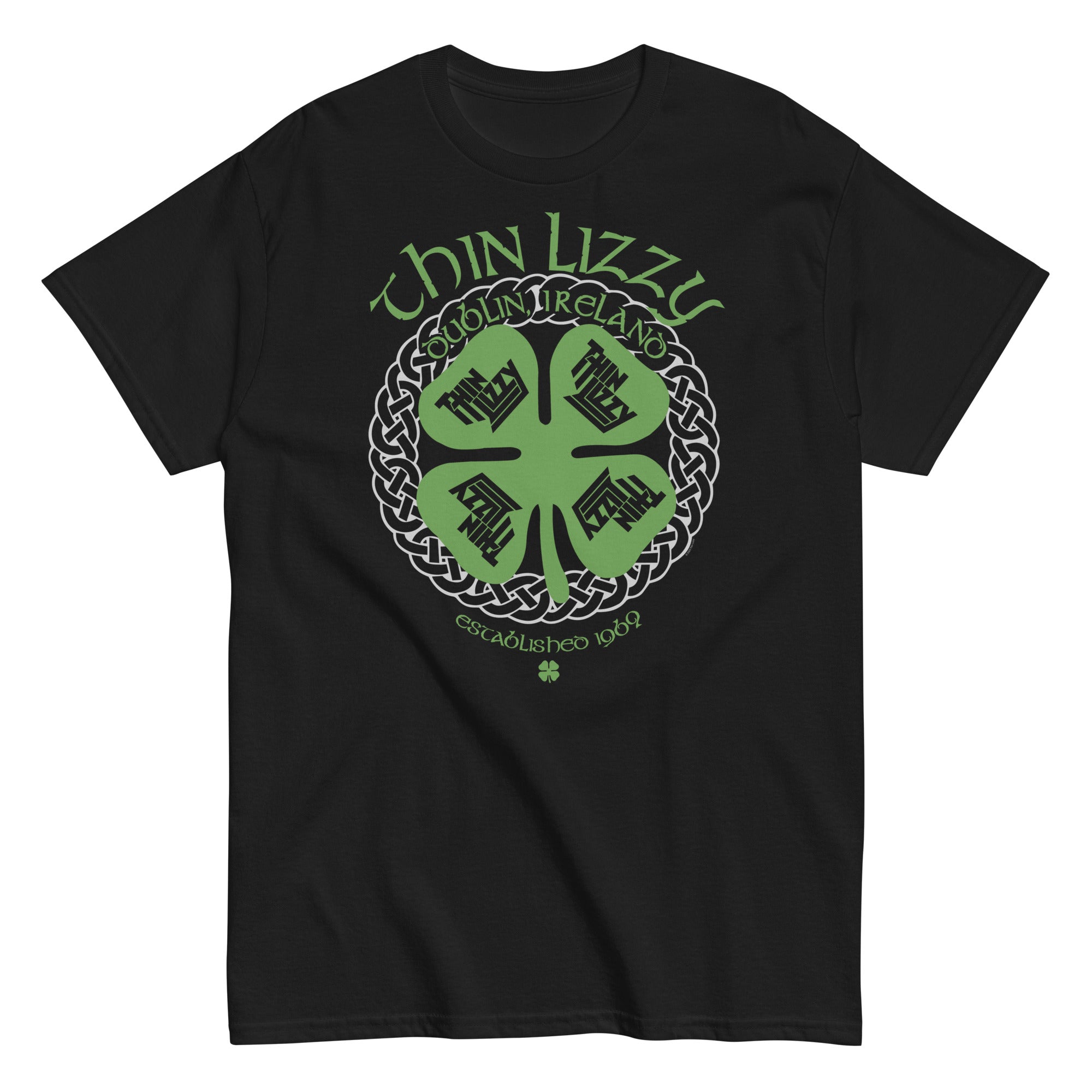 Thin Lizzy - Shamrock T-Shirt Hoodie, Sweatshirt | CiraTrend.com