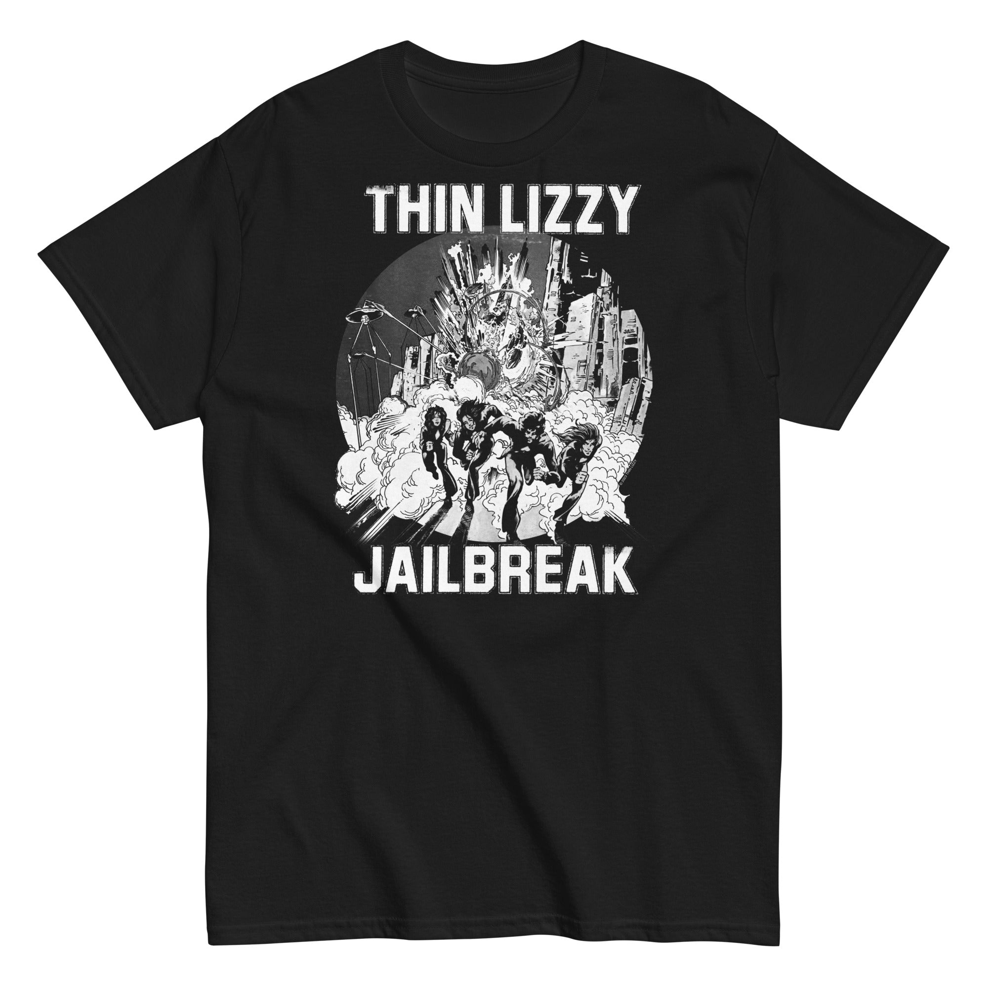 Thin Lizzy - White Jailbreak T-Shirt Hoodie, Sweatshirt | CiraTrend.com