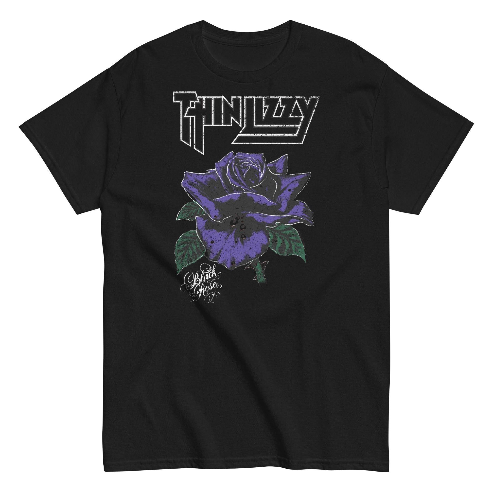 Thin Lizzy - White Outline T-Shirt Hoodie, Sweatshirt | CiraTrend.com