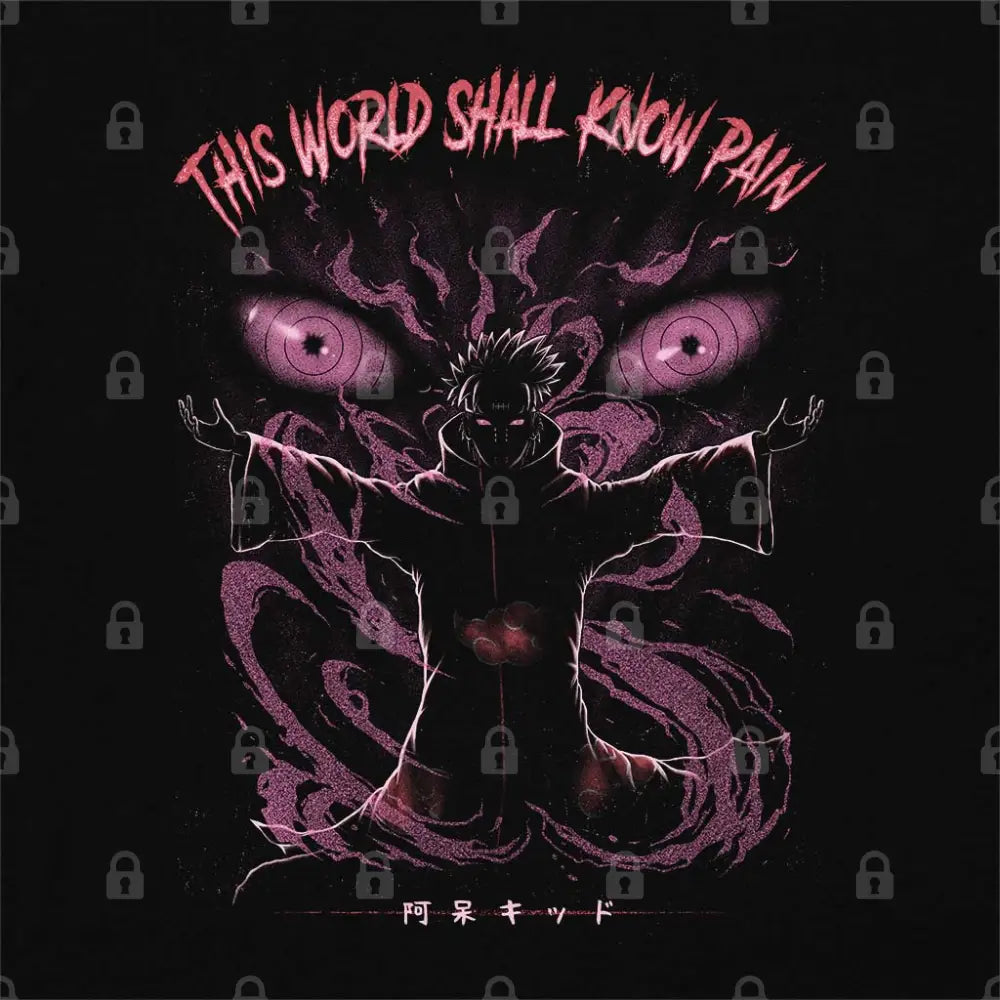 This World Shall Know Pain Oversized T-Shirt Hoodie, Sweatshirt | CiraTrend.com (Image 1)