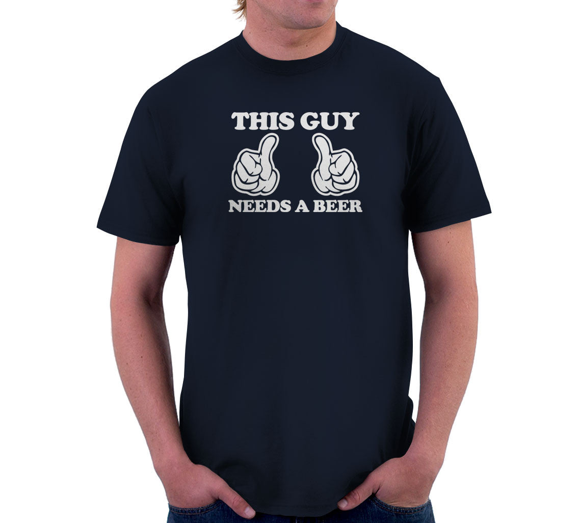This Guy Needs A Beer T-Shirt Hoodie, Sweatshirt | CiraTrend.com (Image 3)