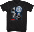 Three Shark Moon Jaws T-Shirt Hoodie, Sweatshirt | CiraTrend.com (Image 1)