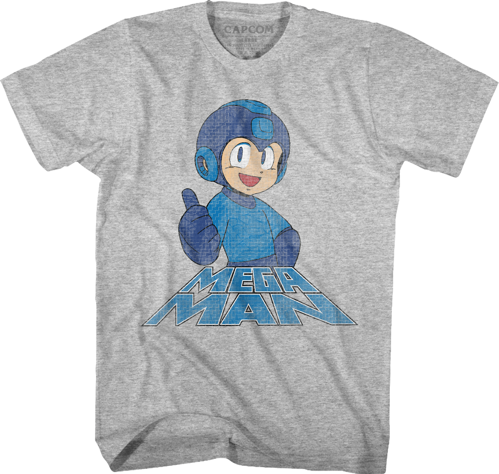 Thumb Up Mega Man T-Shirt Hoodie, Sweatshirt | CiraTrend.com (Image 1)