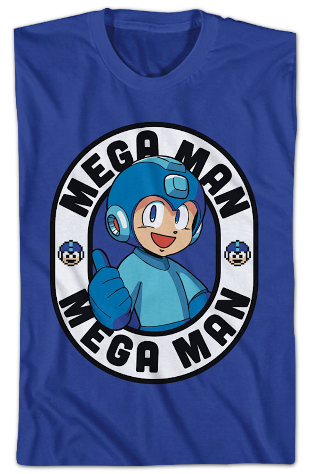 Thumbs Up Oval Mega Man T-Shirt Hoodie, Sweatshirt | CiraTrend.com (Image 2)