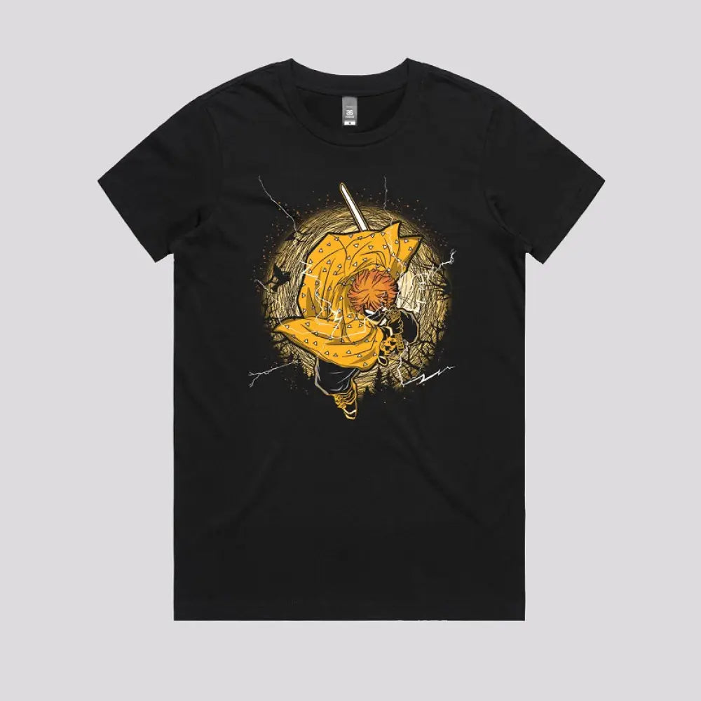 Thunder Breathing Sleeping Zenitsu T-Shirt Hoodie, Sweatshirt | CiraTrend.com (Image 3)