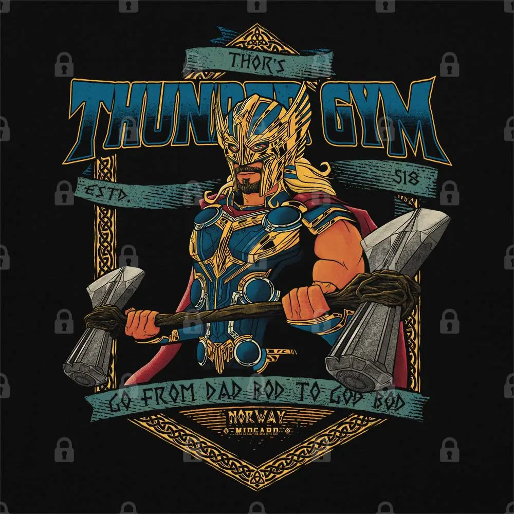 Thunder Gym T-Shirt Hoodie, Sweatshirt | CiraTrend.com (Image 1)
