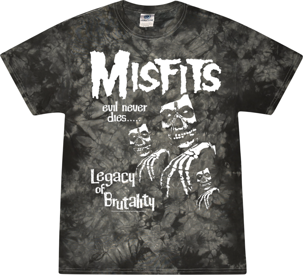 Tie Dye Legacy Of Brutality Misfits T-Shirt Hoodie, Sweatshirt | CiraTrend.com (Image 1)