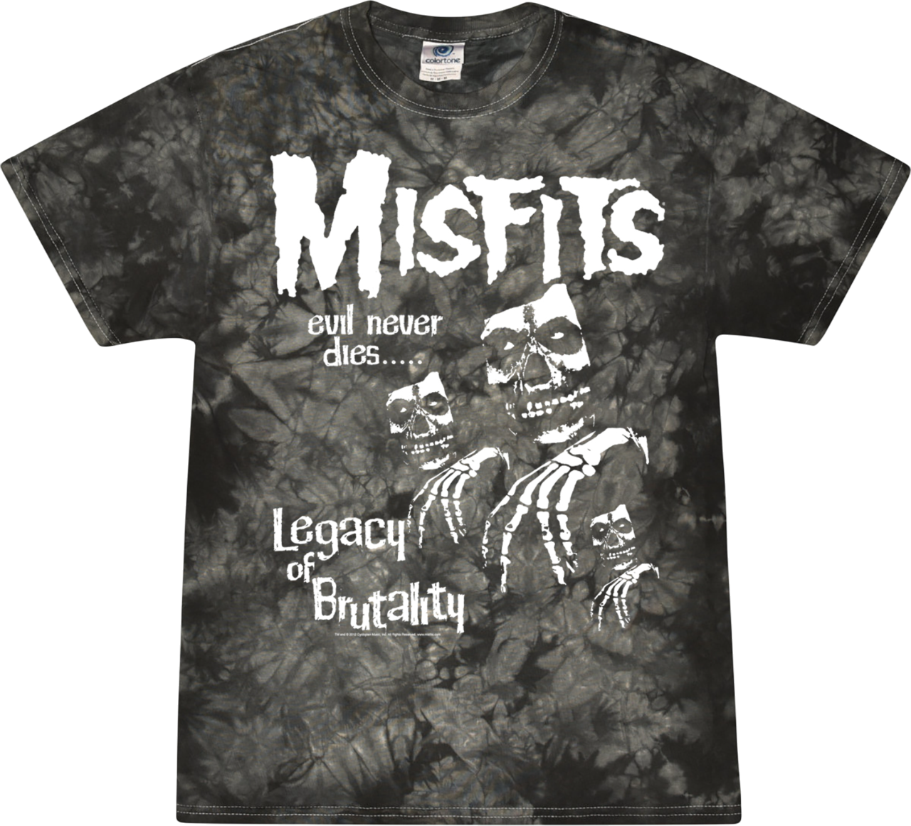 Tie Dye Legacy Of Brutality Misfits T-Shirt Hoodie, Sweatshirt | CiraTrend.com (Image 1)