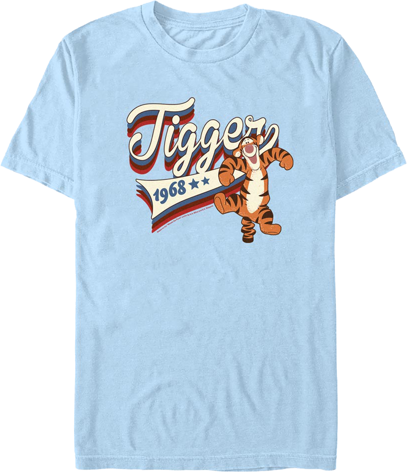 Tigger 1968 Logo Winnie The Pooh T-Shirt Hoodie, Sweatshirt | CiraTrend.com (Image 1)
