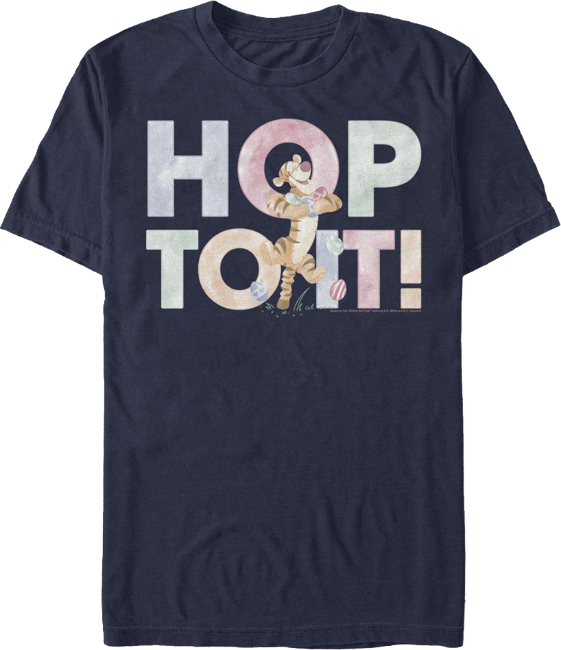 Tigger Hop To It Winnie The Pooh T-Shirt Hoodie, Sweatshirt | CiraTrend.com (Image 1)