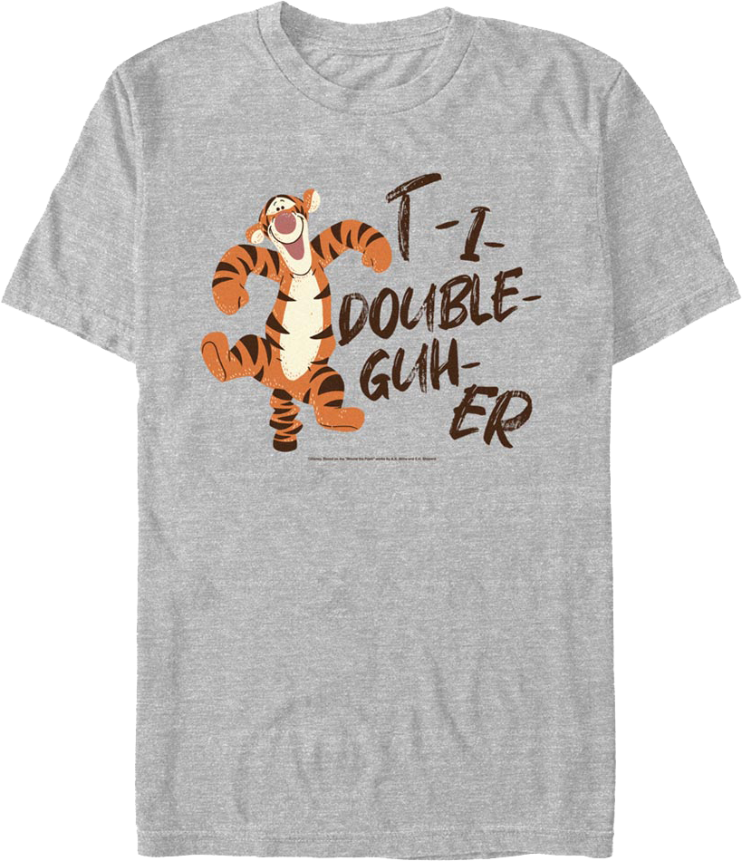 Tigger Spelling Winnie The Pooh T-Shirt Hoodie, Sweatshirt | CiraTrend.com (Image 1)