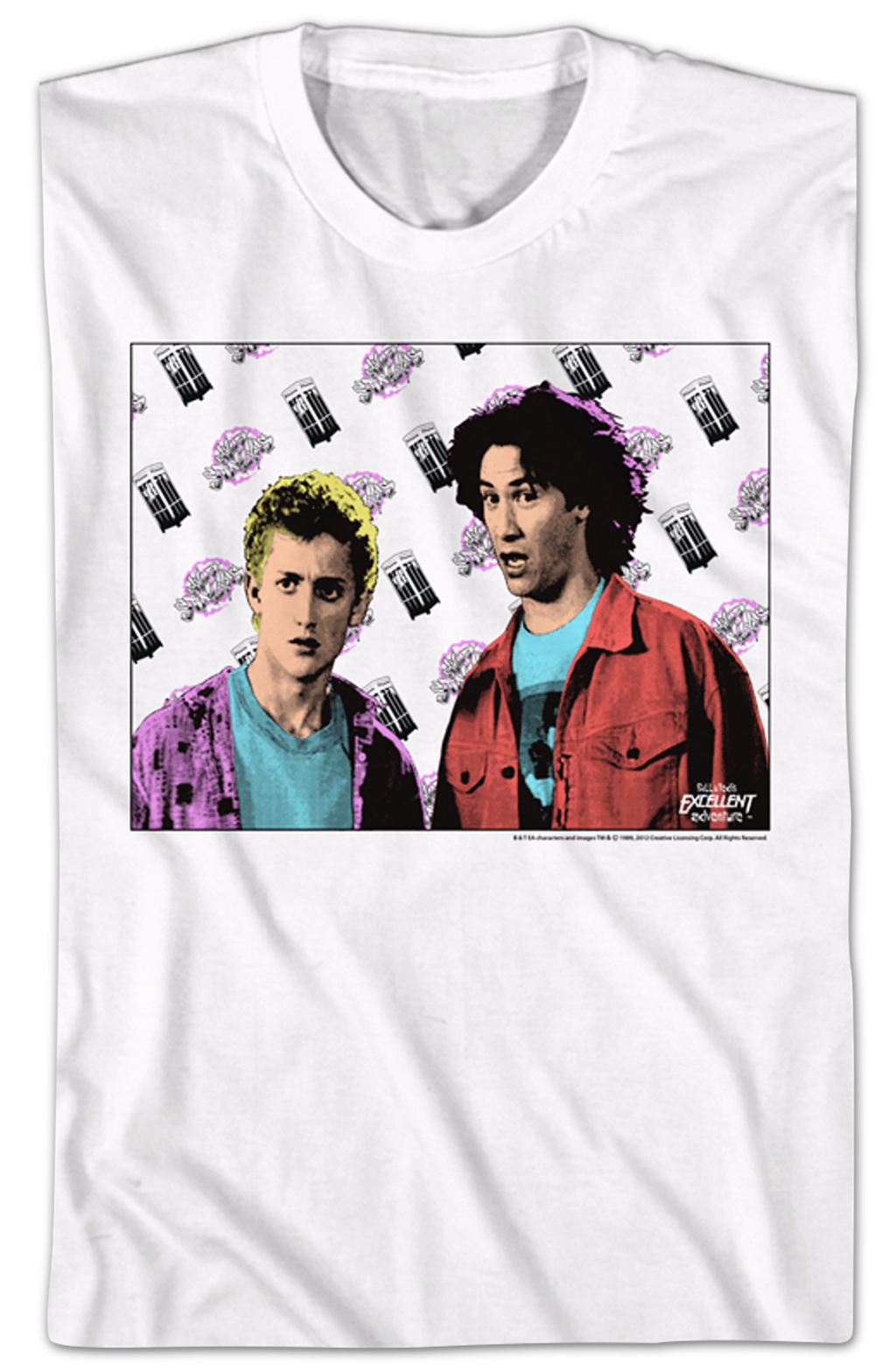 Time Flies Bill and Ted's Excellent Adventure T-Shirt Hoodie, Sweatshirt | CiraTrend.com (Image 2)