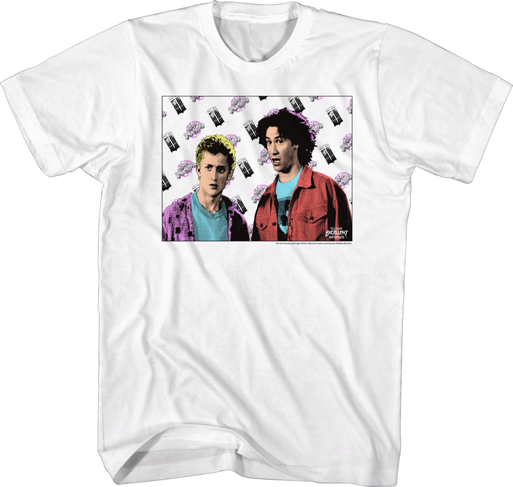 Time Flies Bill and Ted's Excellent Adventure T-Shirt Hoodie, Sweatshirt | CiraTrend.com (Image 1)