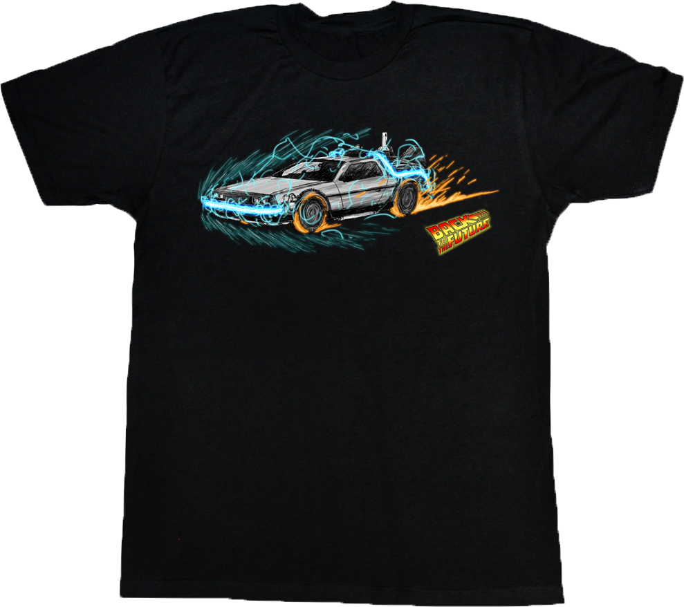 Time Machine With Style Back To The Future T-Shirt Hoodie, Sweatshirt | CiraTrend.com (Image 1)