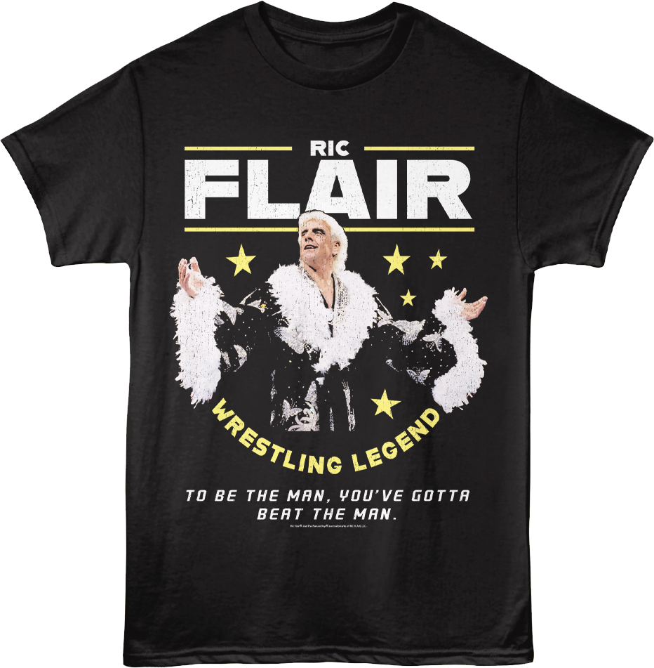 Retro To Be The Man You've Gotta Beat The Man Ric Flair T-Shirt Hoodie, Sweatshirt | CiraTrend.com (Image 1)