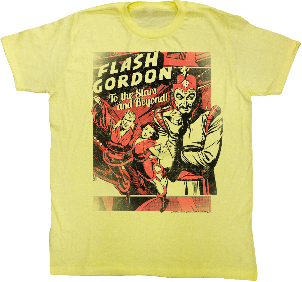 To the Stars and Beyond Flash Gordon T-Shirt Hoodie, Sweatshirt | CiraTrend.com (Image 1)