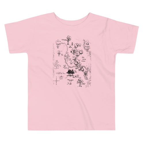 100 Acre Map Kid's Toddler Tee