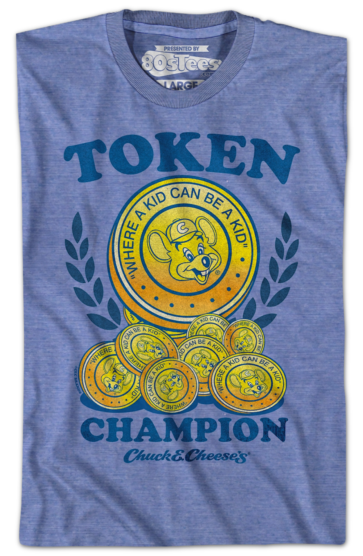 Token Champ Chuck E. Cheese T-Shirt Hoodie, Sweatshirt | CiraTrend.com (Image 2)