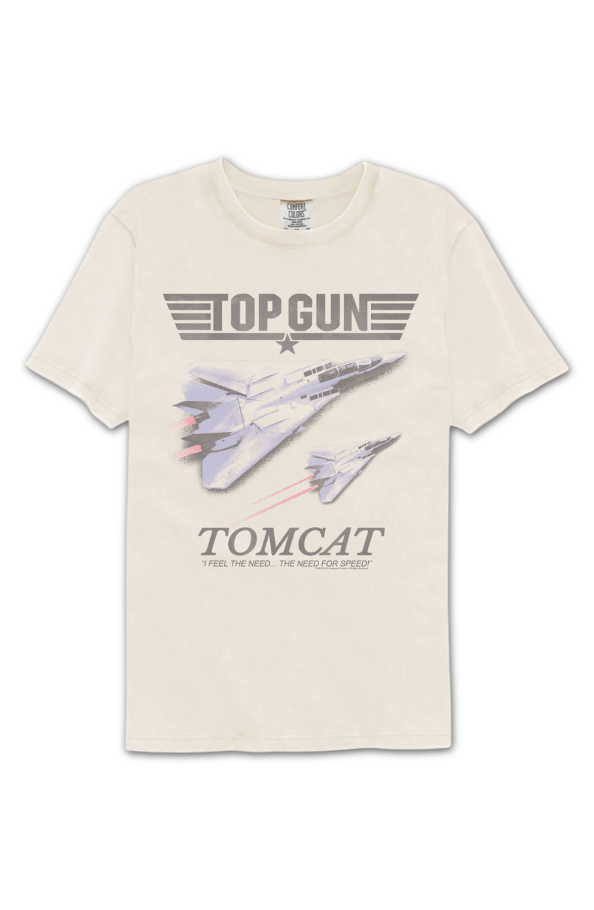 Tomcat Top Gun Comfort Colors Brand T-Shirt Hoodie, Sweatshirt | CiraTrend.com (Image 2)